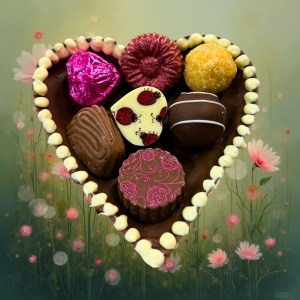 Chocolate Heart Box